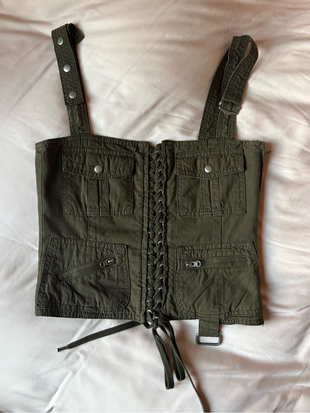 Jaded Cargo Corset Top
